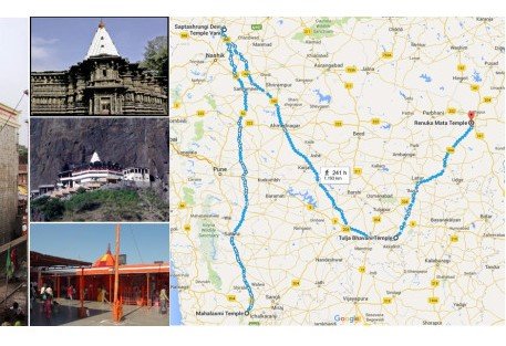 Sade Teen Shakti Peeth Darshan - Easy Way Cab